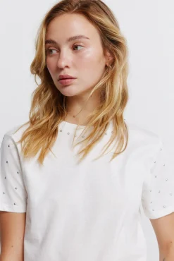 Springfield T-shirt &agrave; clous manches courtes
