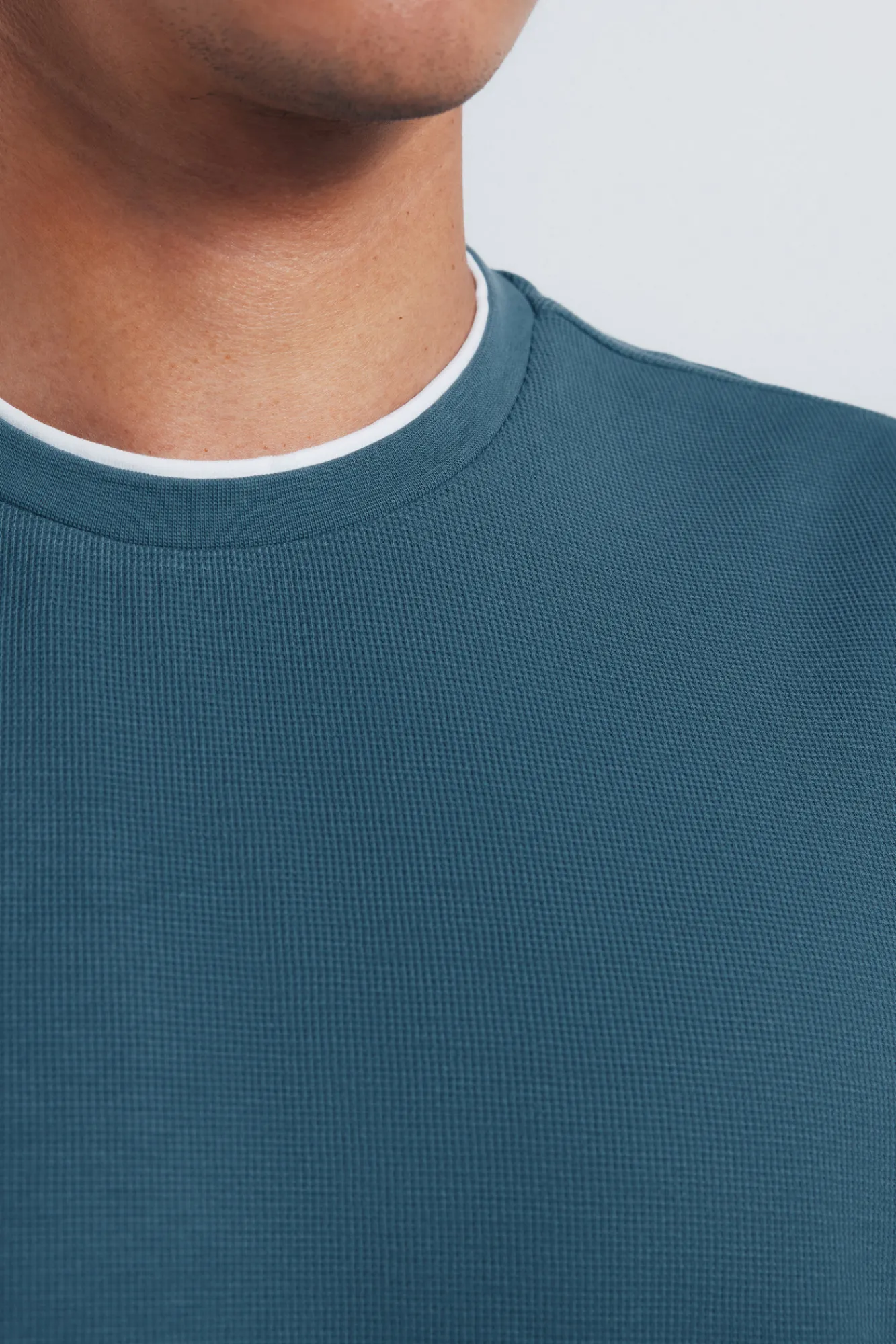 Clearance Springfield T-shirt à double tissage tissu