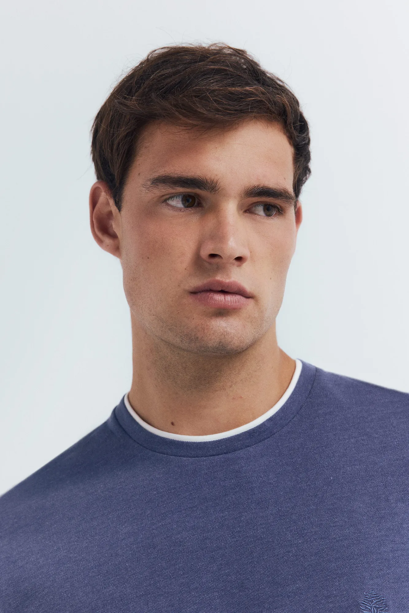 Outlet Springfield T-shirt à manche longues double mélange
