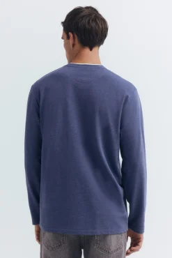 Outlet Springfield T-shirt à manche longues double mélange