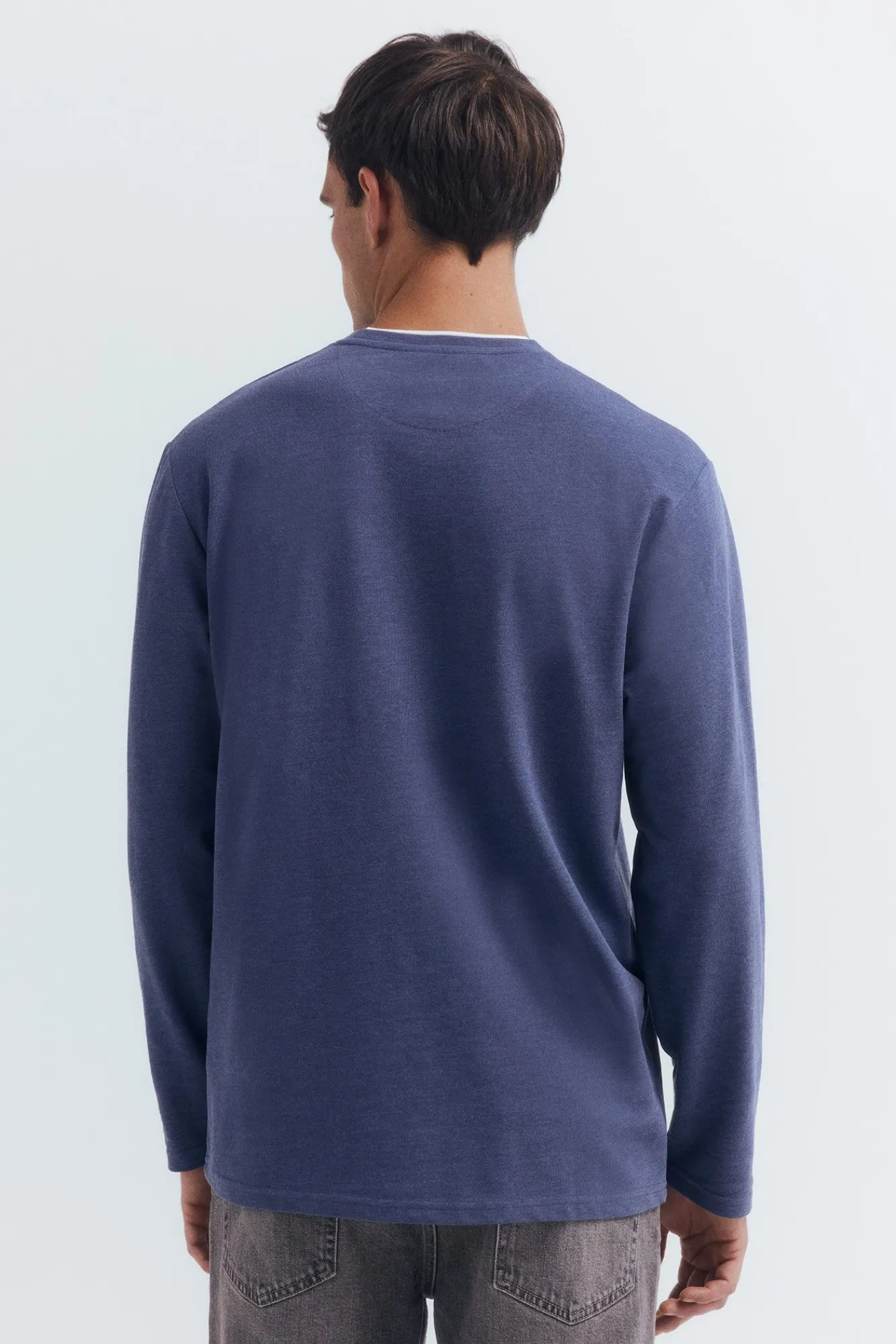 Outlet Springfield T-shirt à manche longues double mélange