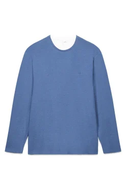 Outlet Springfield T-shirt à manche longues double mélange