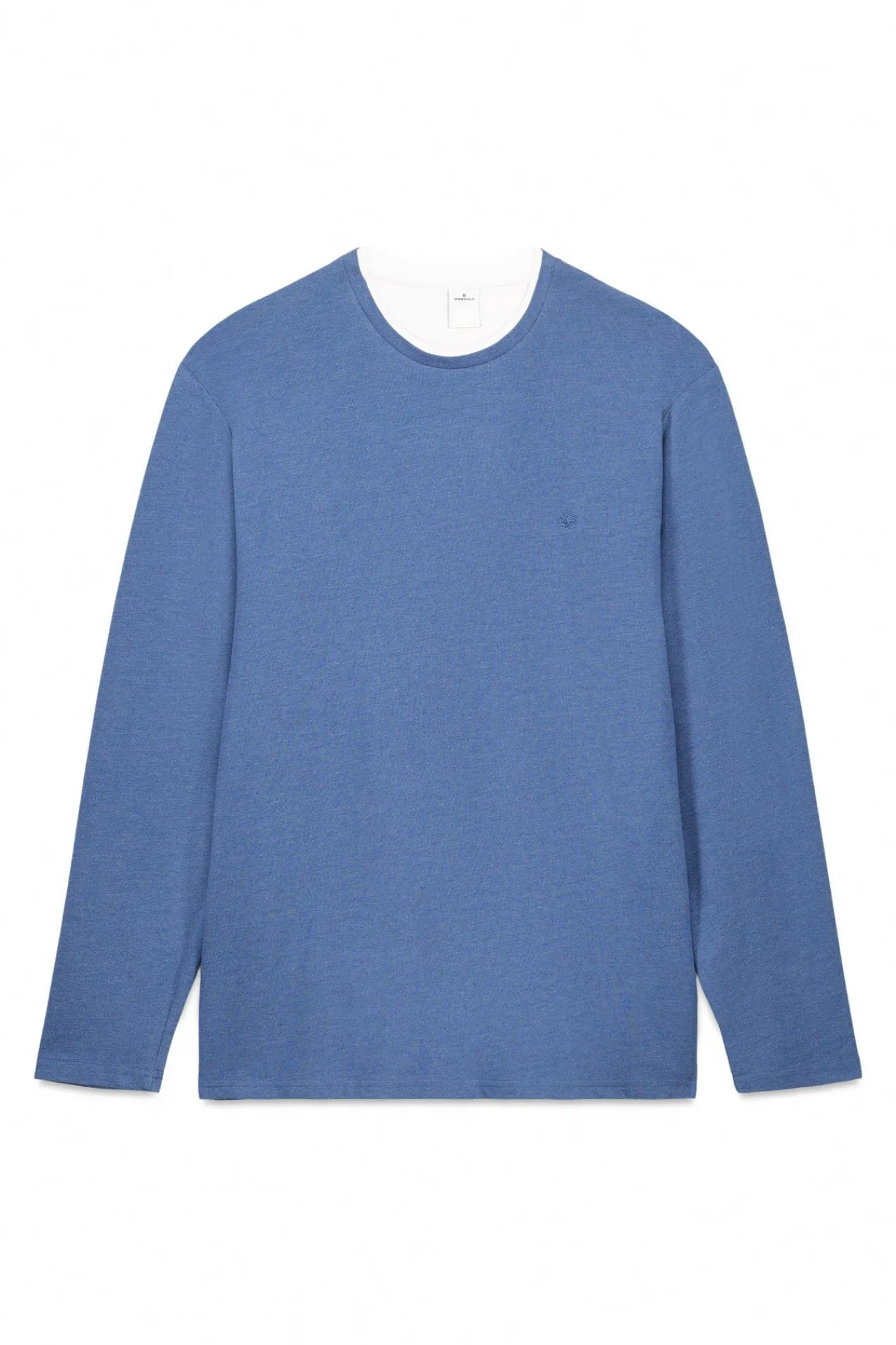 Outlet Springfield T-shirt à manche longues double mélange