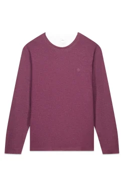 Outlet Springfield T-shirt à manche longues double mélange
