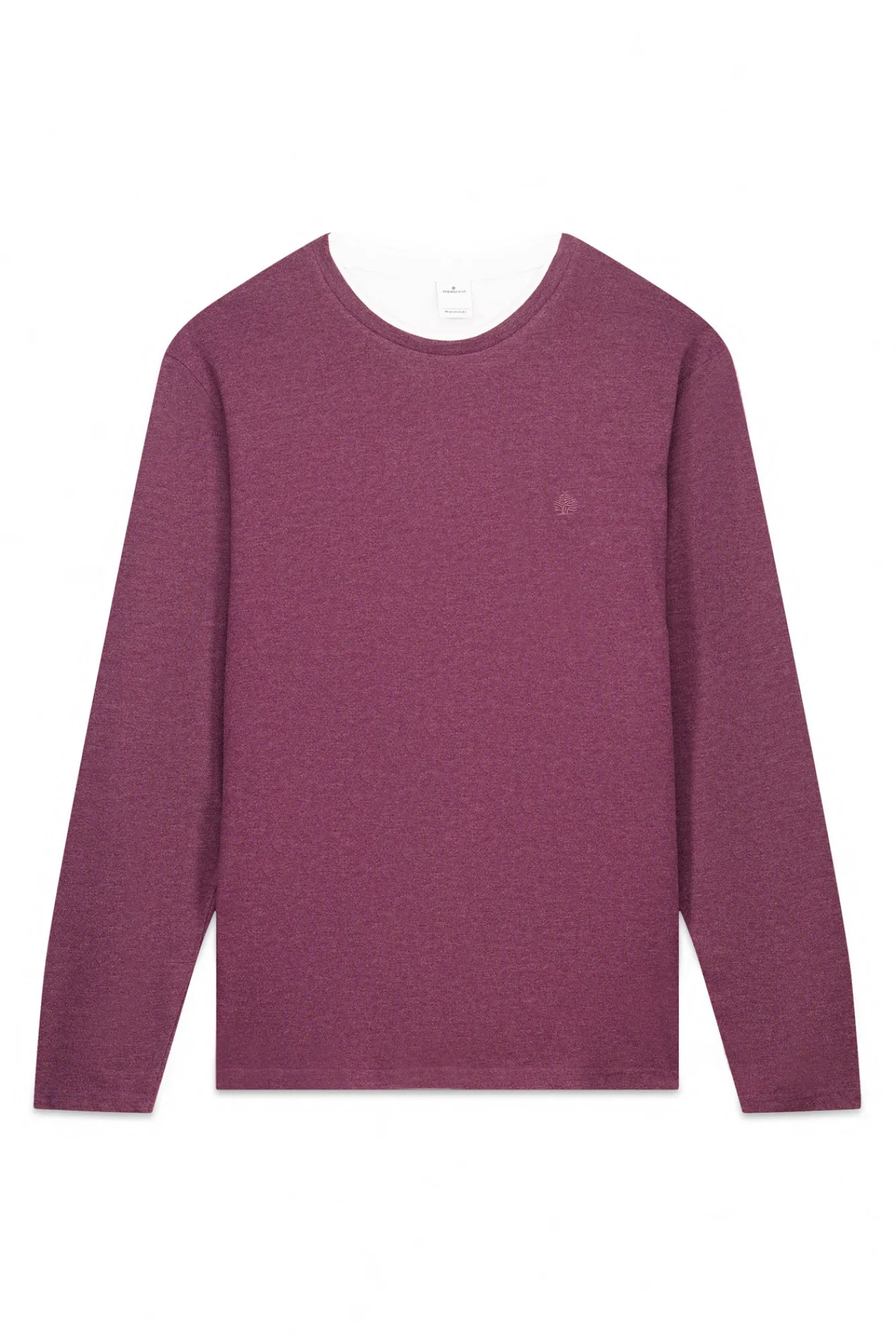 Outlet Springfield T-shirt à manche longues double mélange