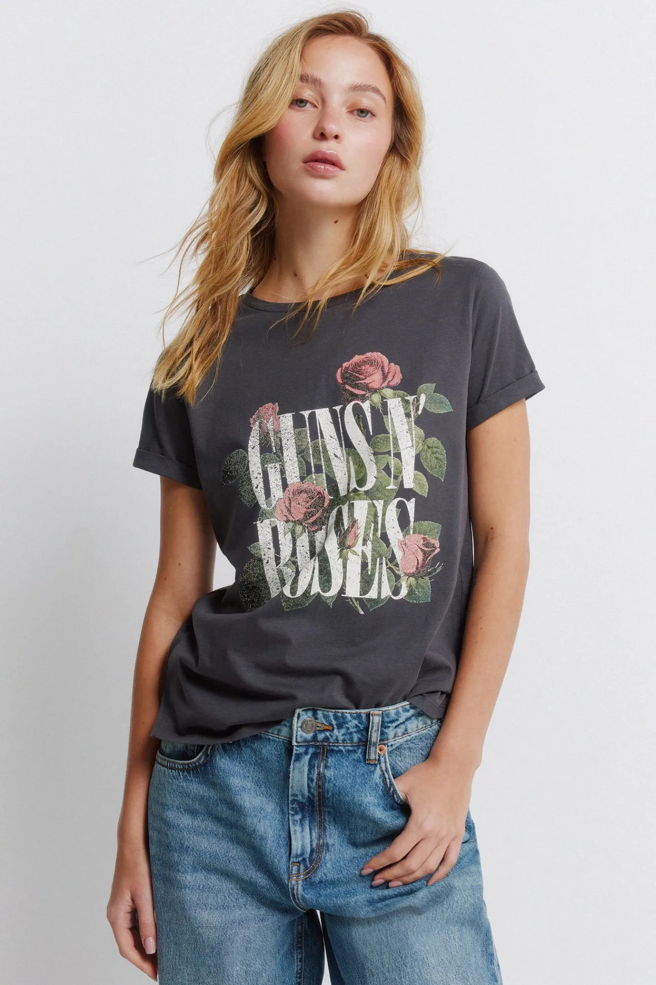 Clearance Springfield T-shirt à manches courtes gris