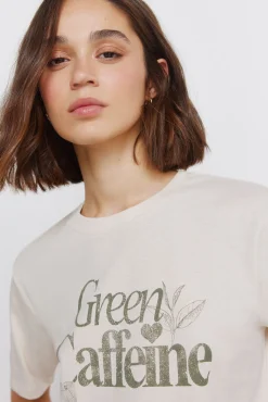 Sale Springfield T-shirt à manches courtes " Le café"
