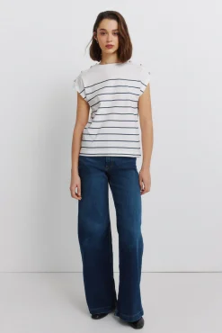 Clearance Springfield T-shirt &agrave; manches courtes &agrave; boutons