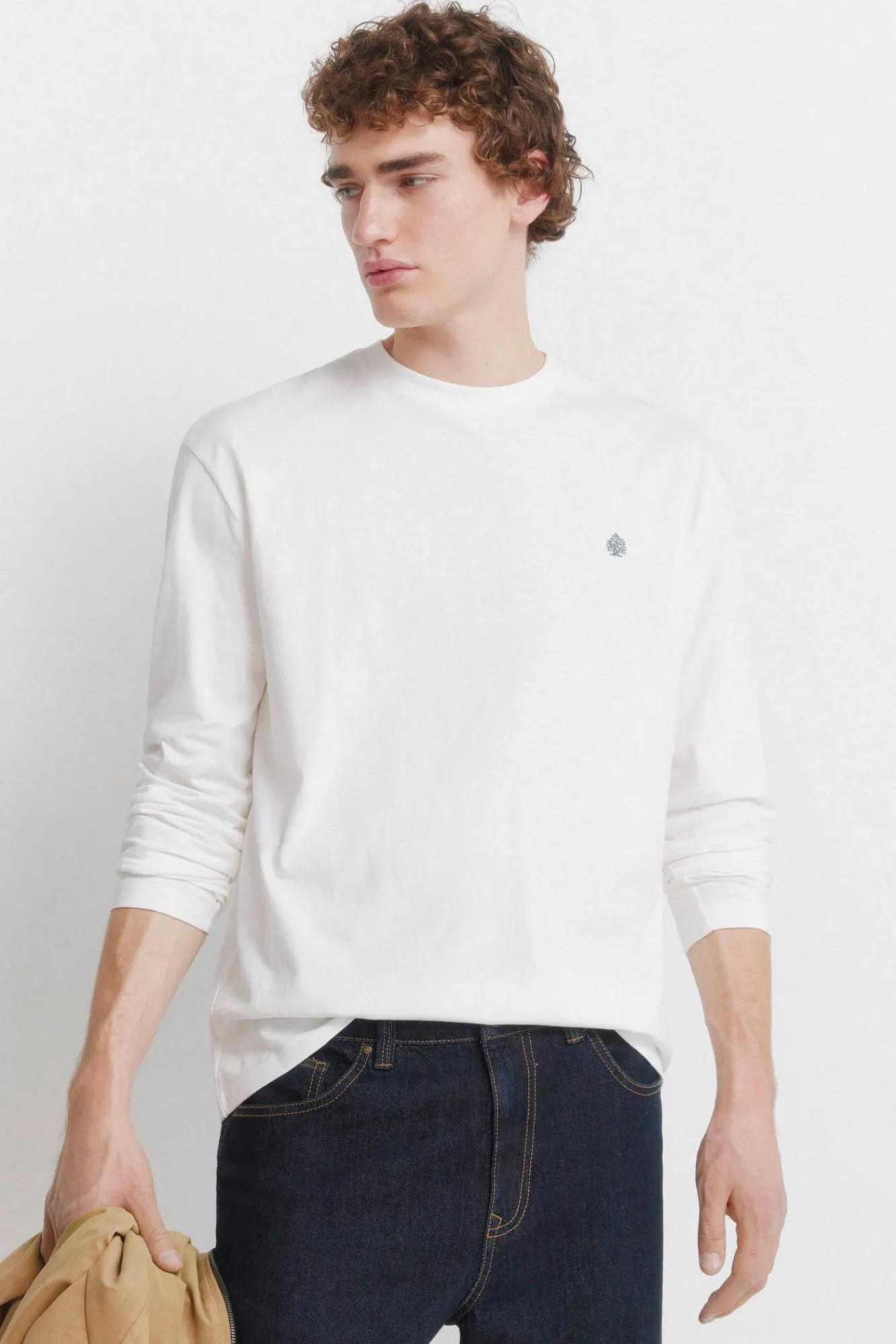 Outlet Springfield T-shirt à manches longues en carbone