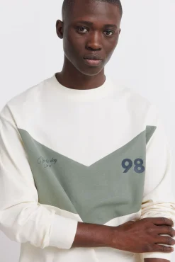 Online Springfield T-shirt à manches longues en piqué coupe