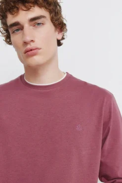 Sale Springfield T-shirt &agrave; manches longues &agrave; double effet chin&eacute;