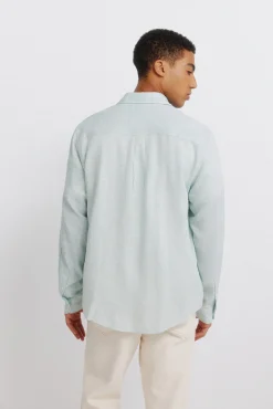 Outlet Springfield T-shirt à poches en lin et viscose