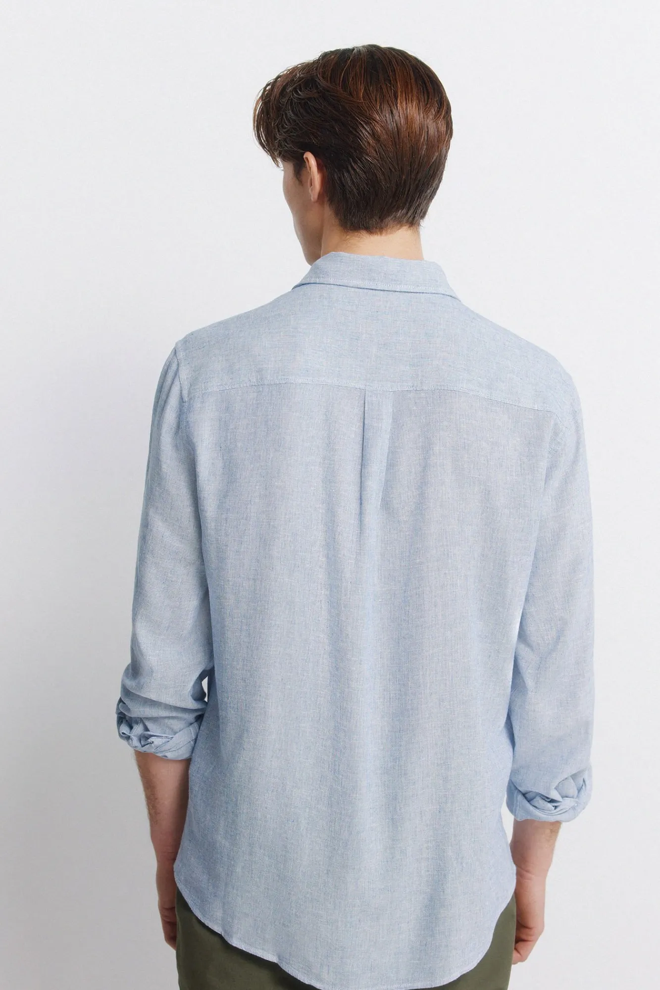 Outlet Springfield T-shirt à poches en lin et viscose