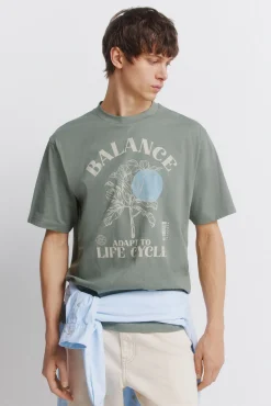 Online Springfield T-shirt Balance vert