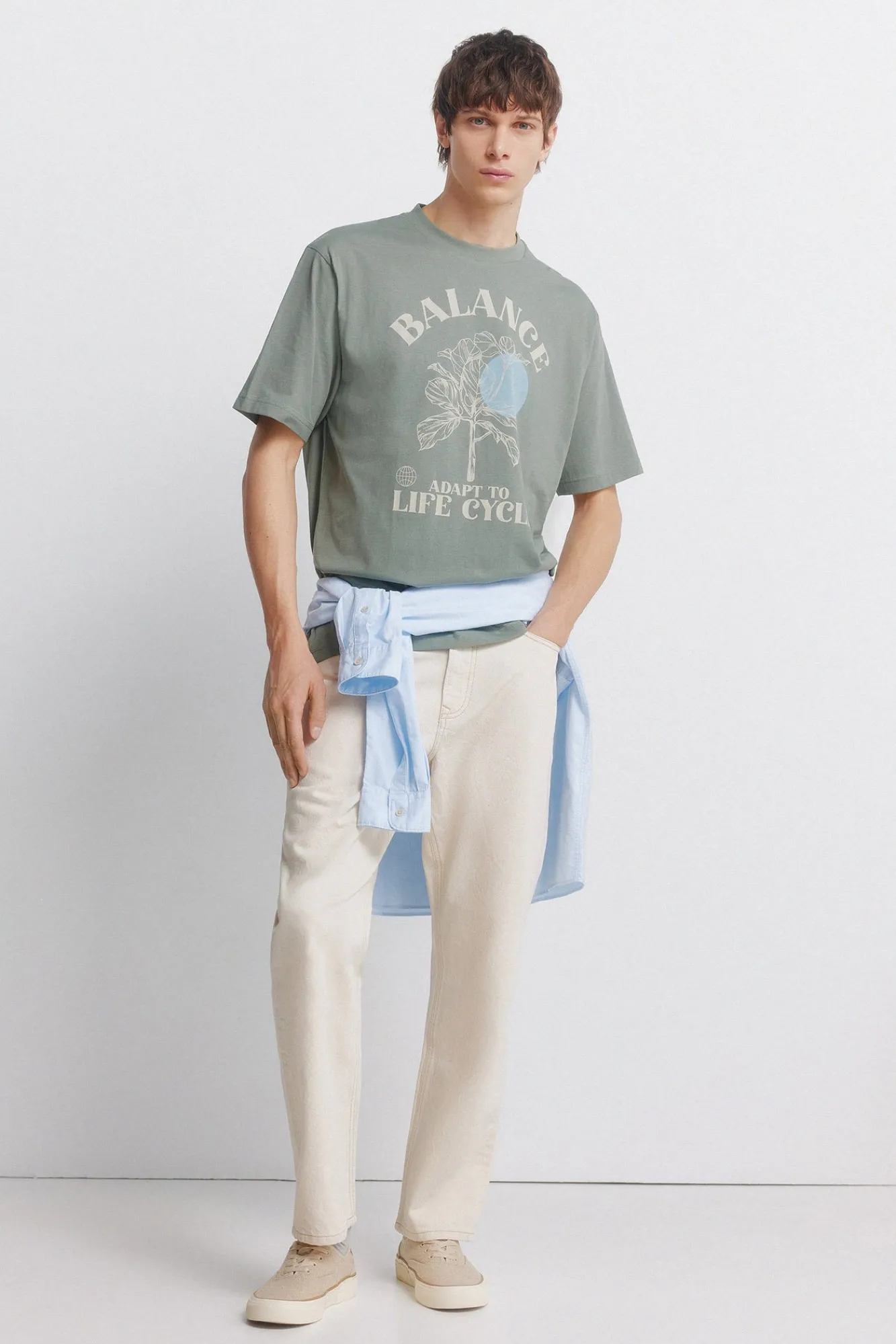 Online Springfield T-shirt Balance vert