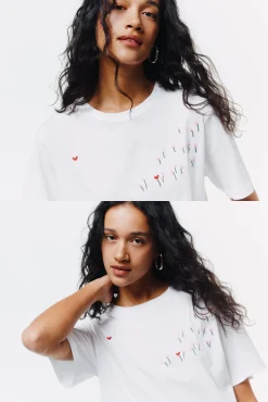 Best Springfield T-shirt basique blanc