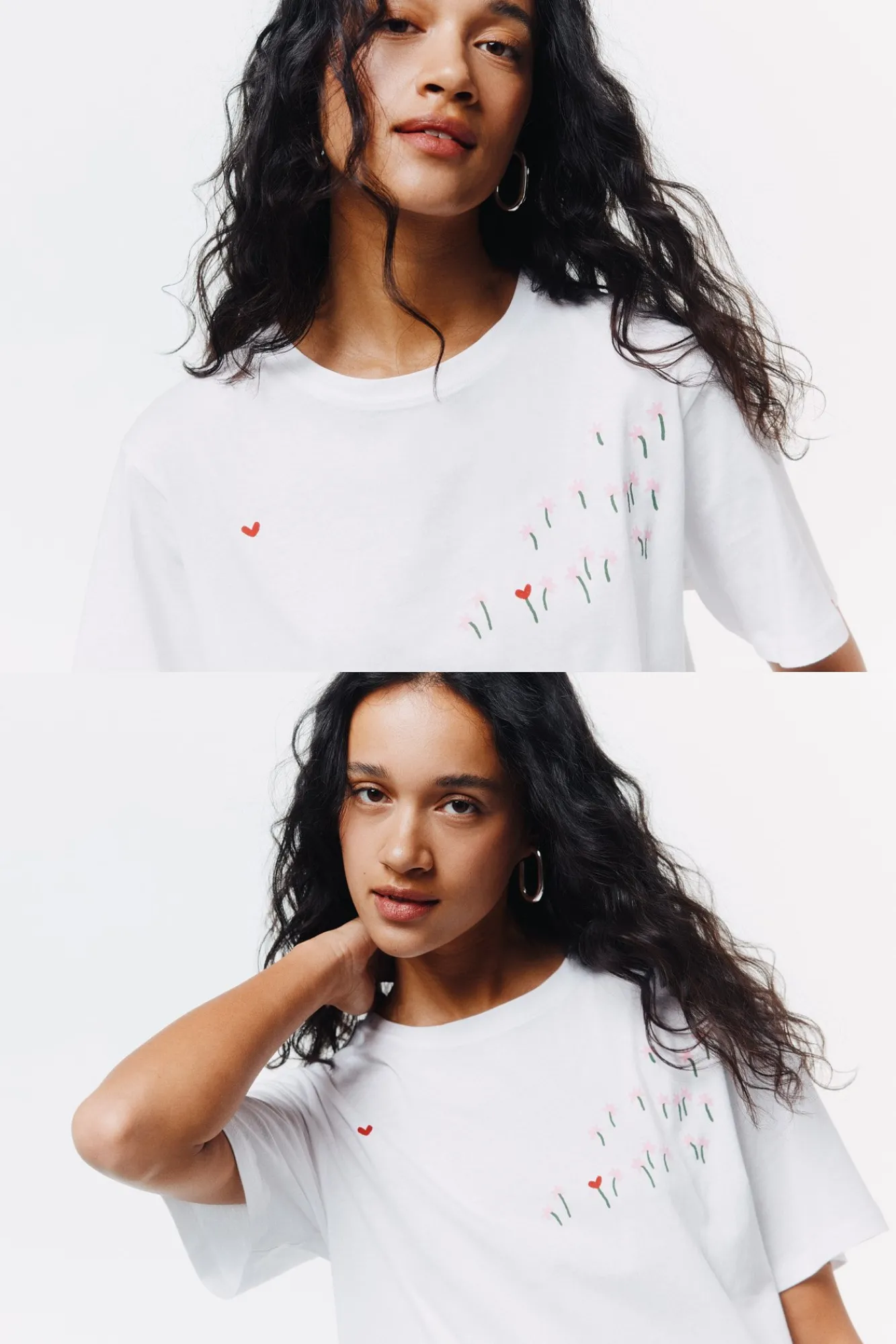 Best Springfield T-shirt basique blanc