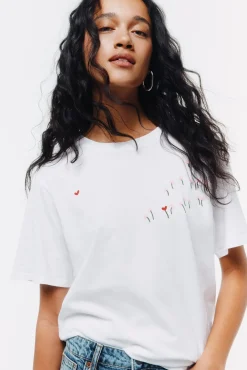 Best Springfield T-shirt basique blanc