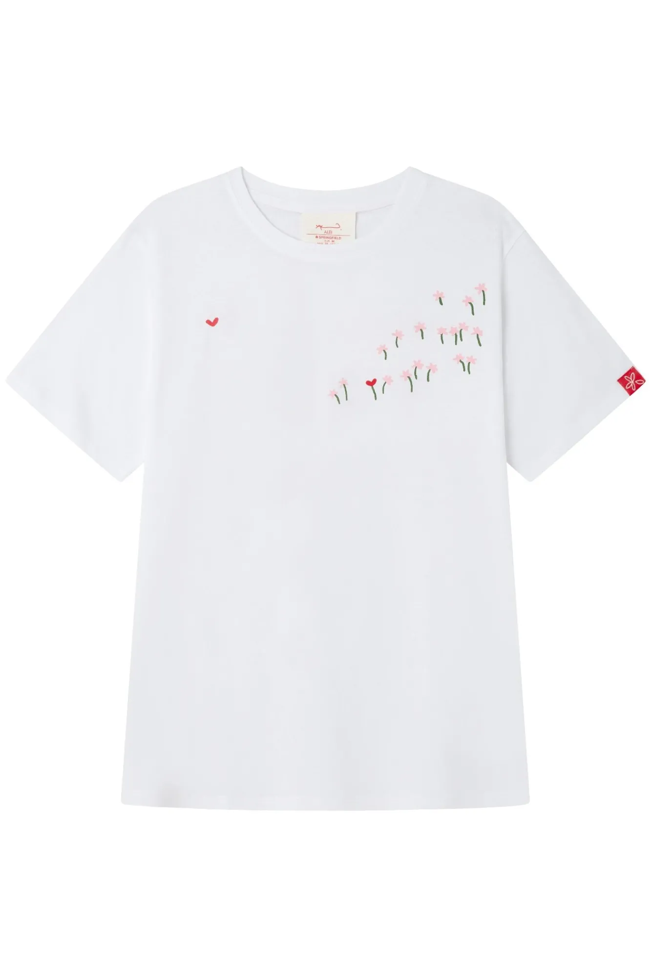 Best Springfield T-shirt basique blanc