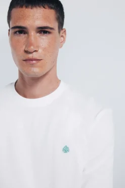 Sale Springfield T-shirt basique &agrave; manche longues avec une finition douce beige