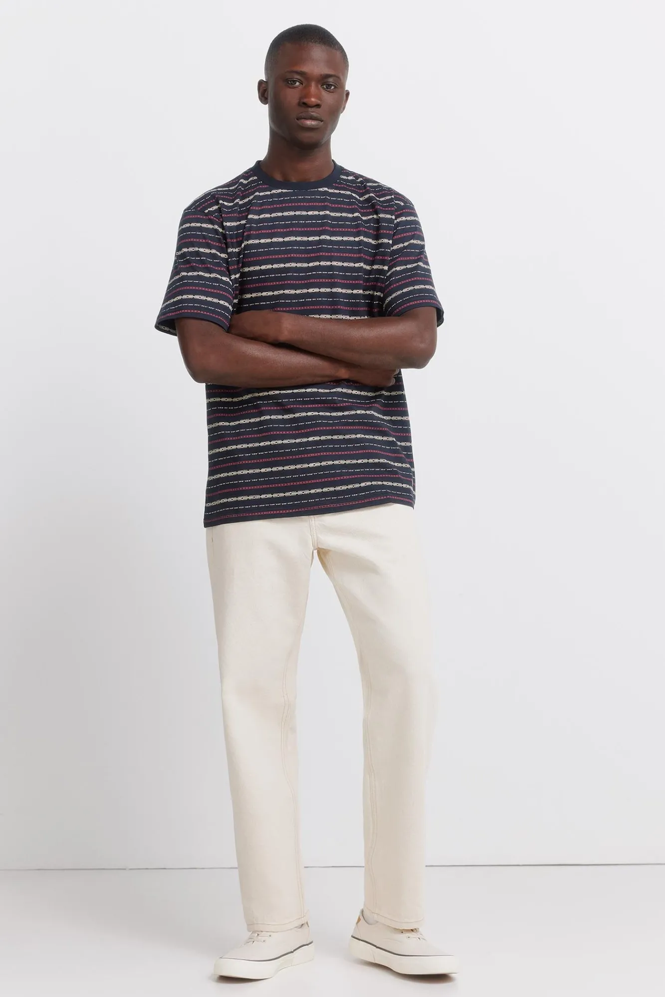 Outlet Springfield T-shirt basique Aop
