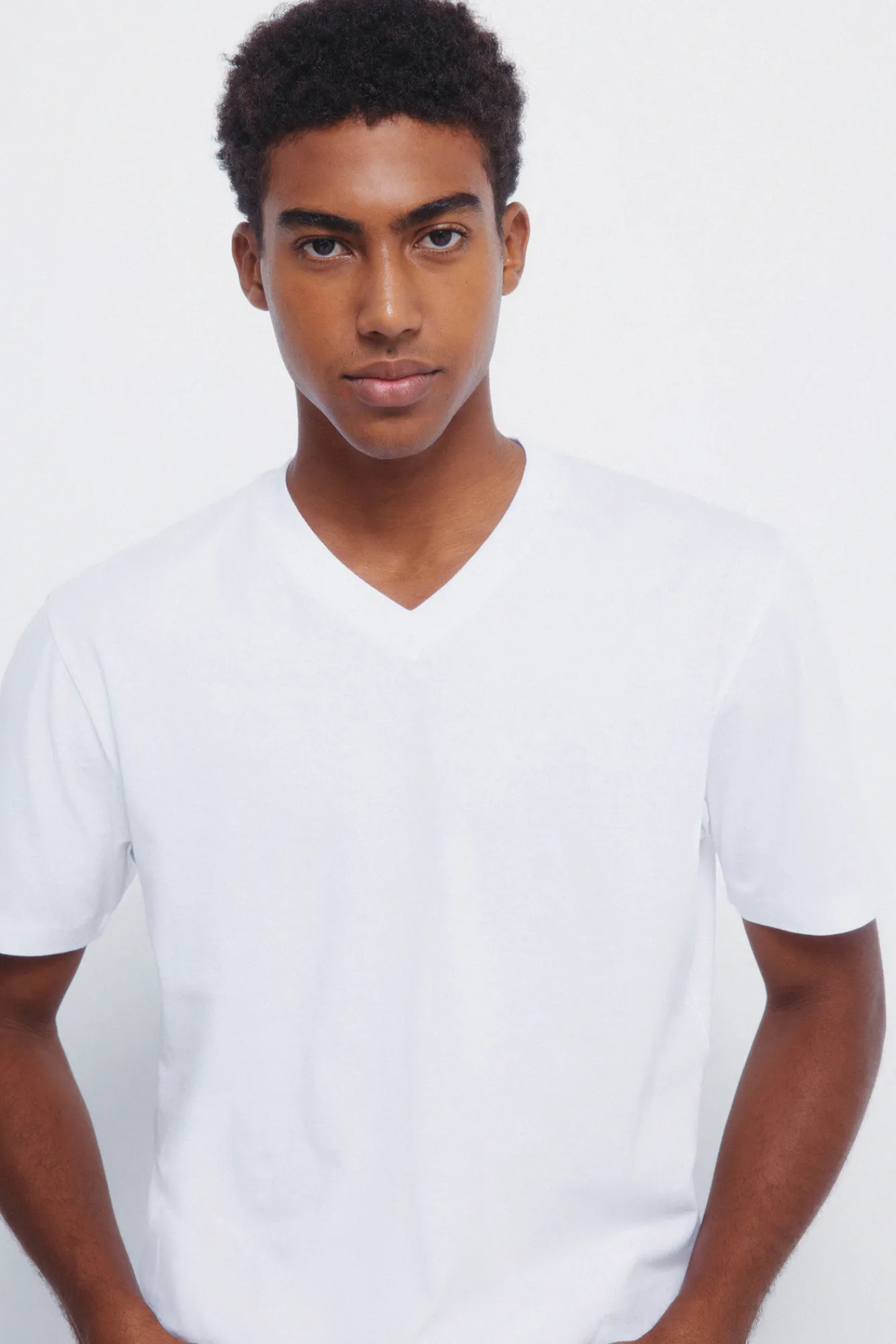 Springfield T-shirt basique col V