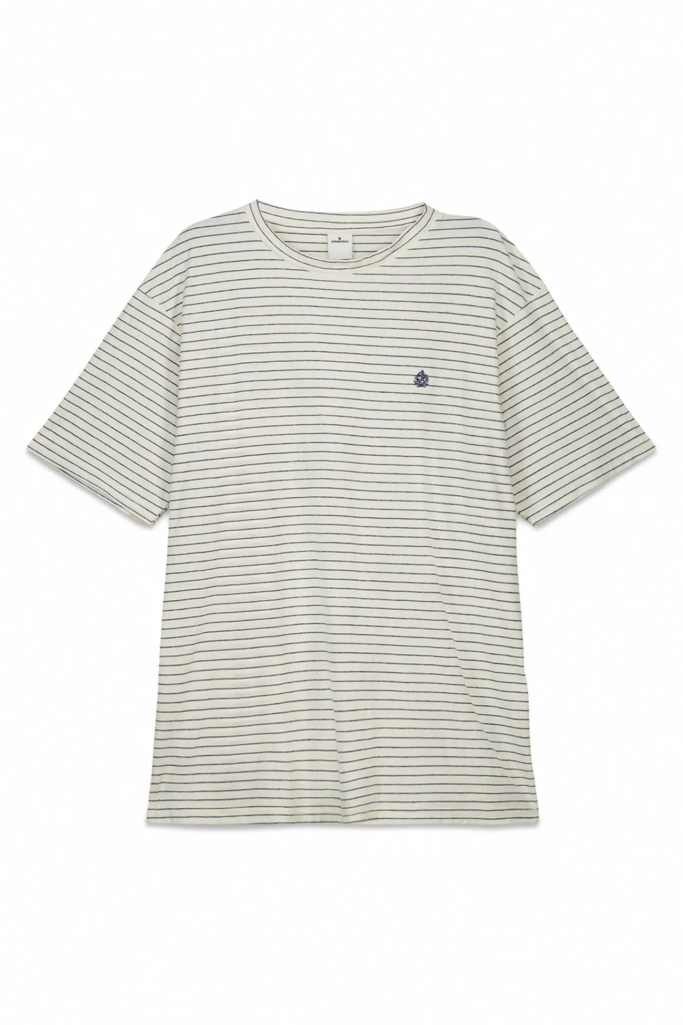 Best Springfield T-shirt basique rayures blanc