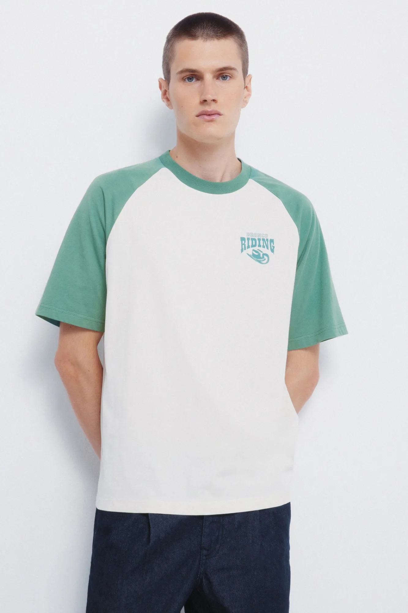 New Springfield T-shirt Bronco Riding vert