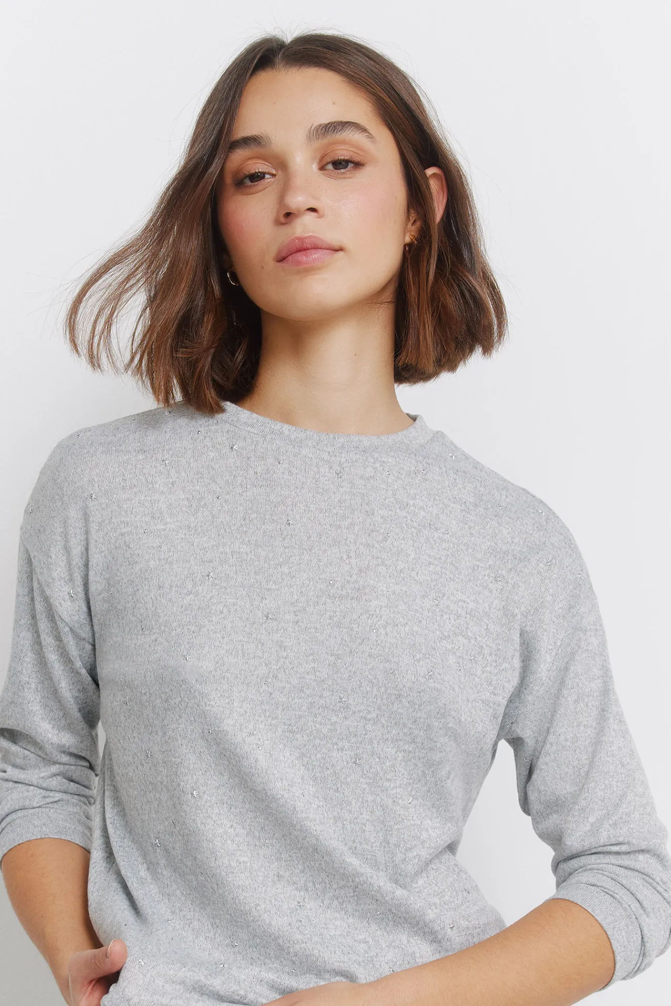 Outlet Springfield T-shirt clouté sur le devant