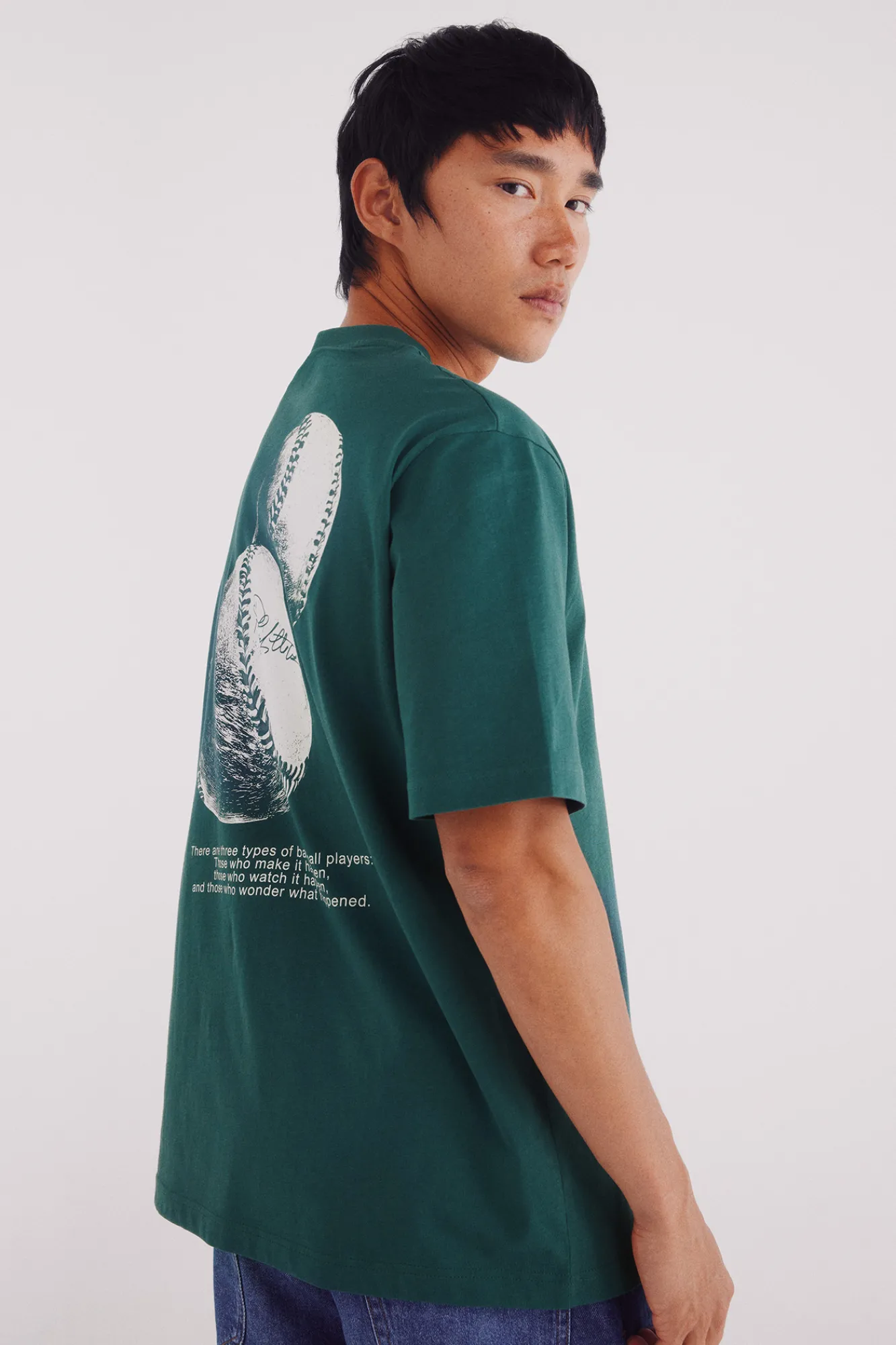 Discount Springfield T-shirt de baseball vert