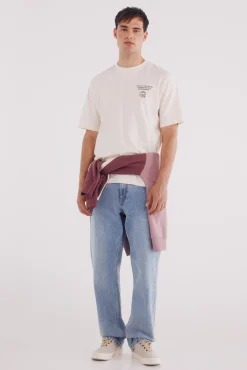 Outlet Springfield T-shirt de concentration mentale blanc