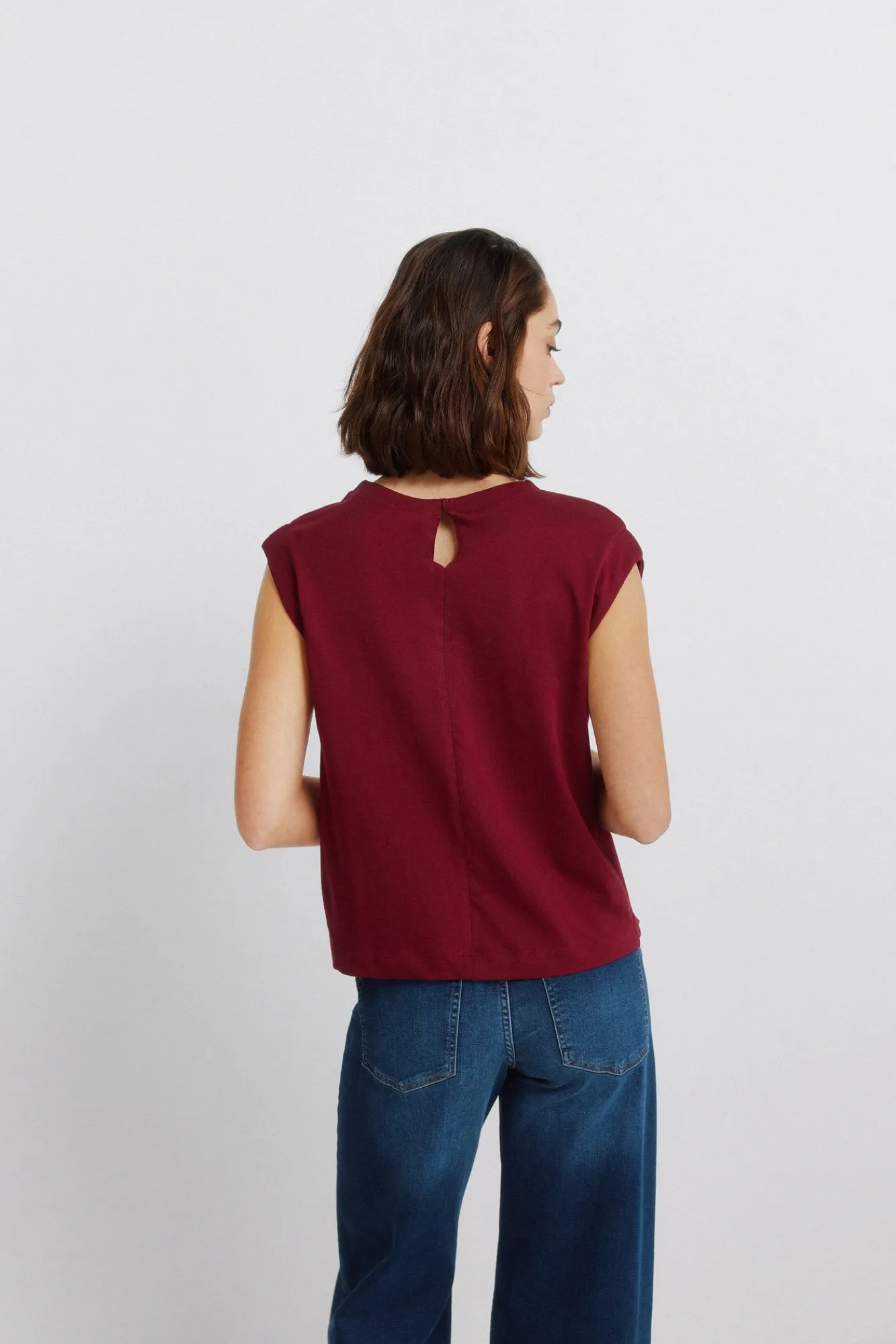 Discount Springfield T-shirt droit basique uni
