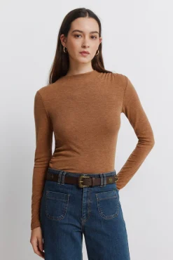Discount Springfield T-shirt froncé nude