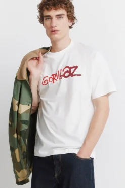 Springfield T-shirt Gorillaz beige