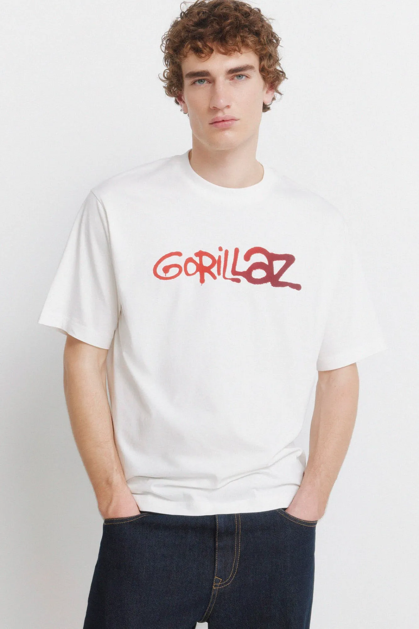 Springfield T-shirt Gorillaz beige
