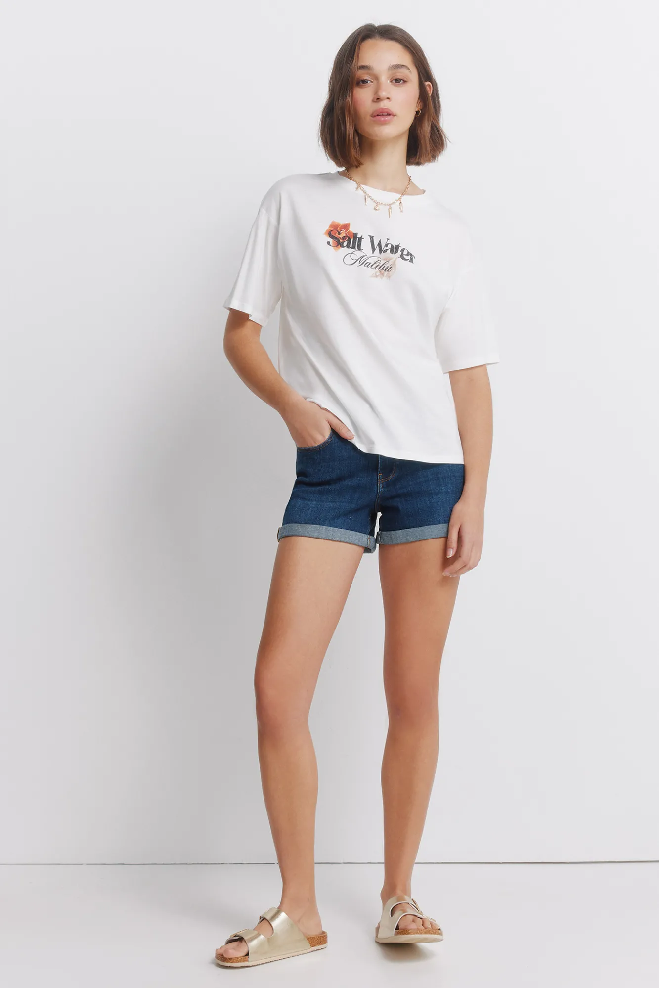 Online Springfield T-shirt manches courtes tropical