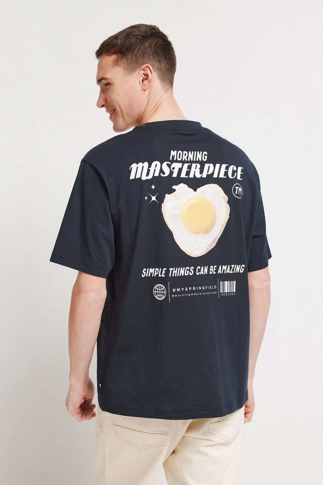Hot Springfield T-shirt masterpiece bleu