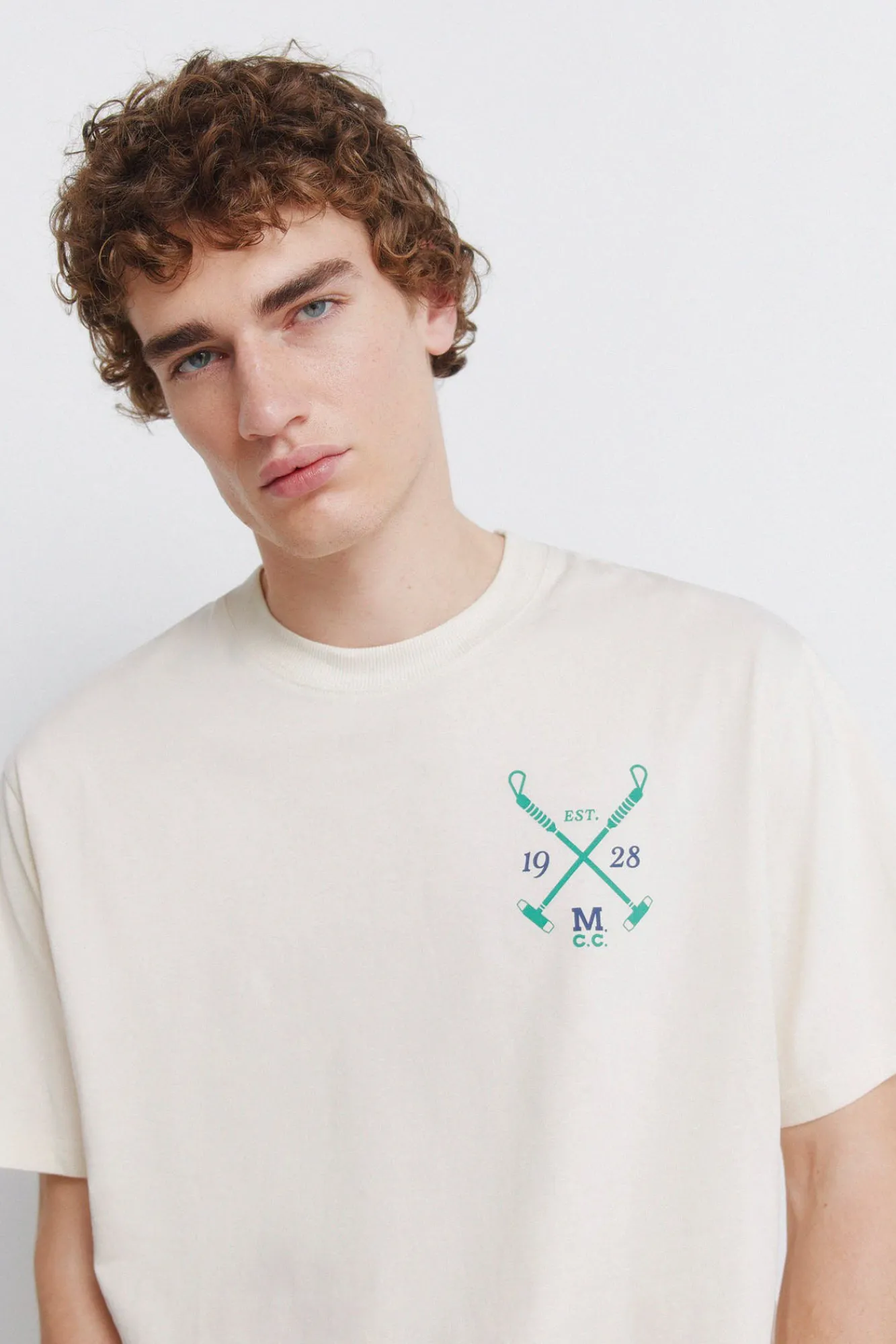 New Springfield T-shirt Mickey blanc