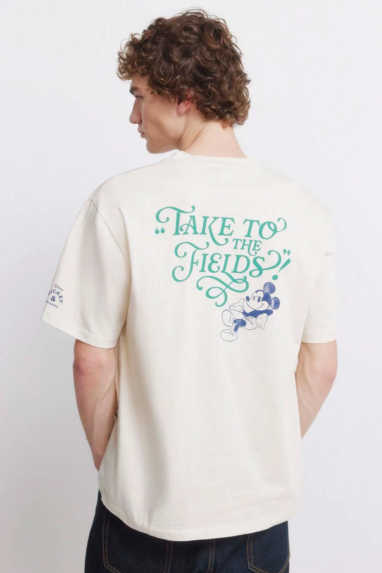 New Springfield T-shirt Mickey blanc