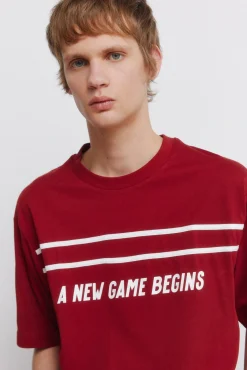 Outlet Springfield T-shirt new age rouge