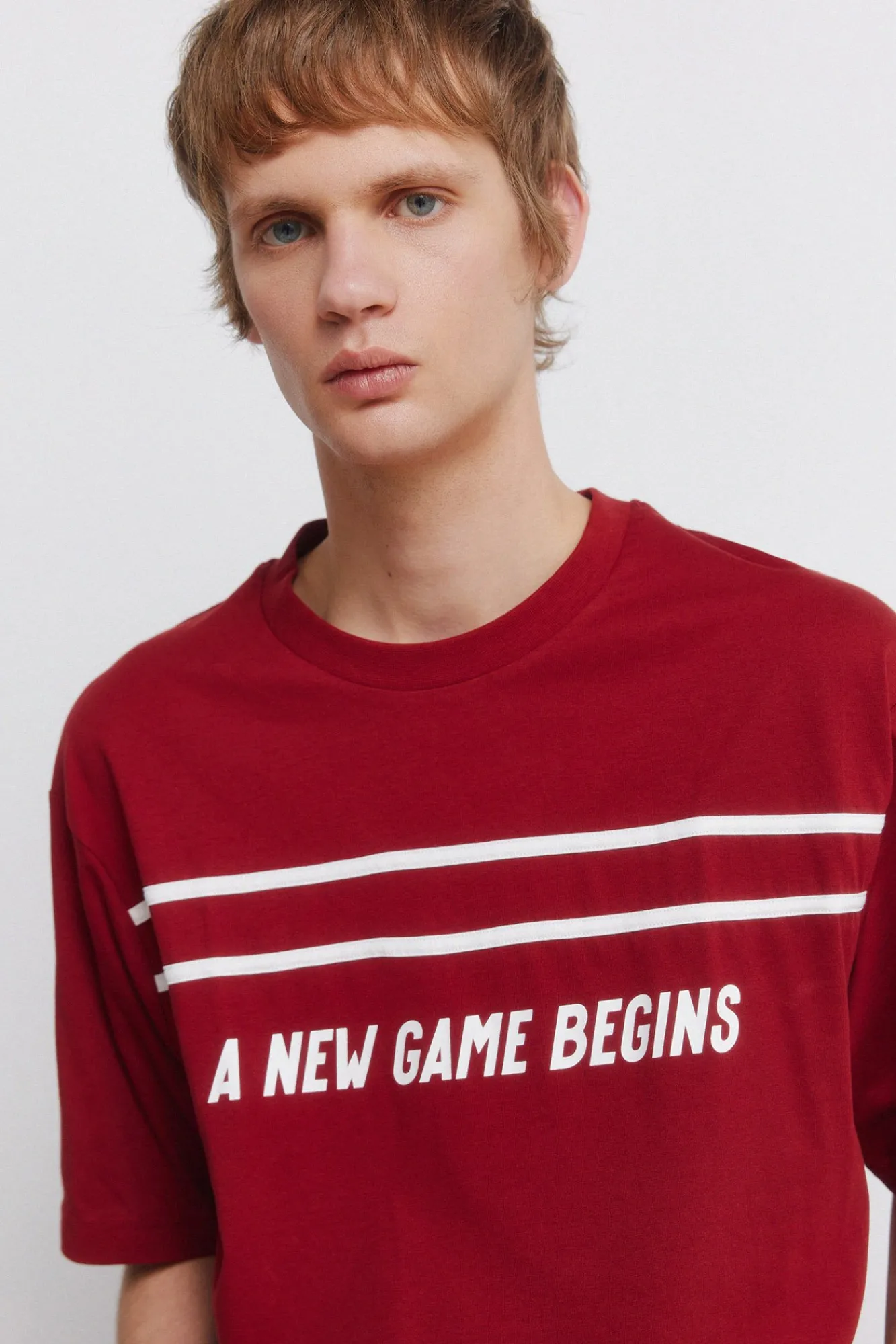 Outlet Springfield T-shirt new age rouge