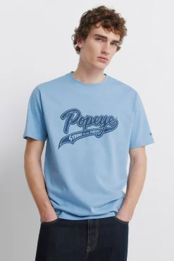 Sale Springfield T-shirt Popeye bleu