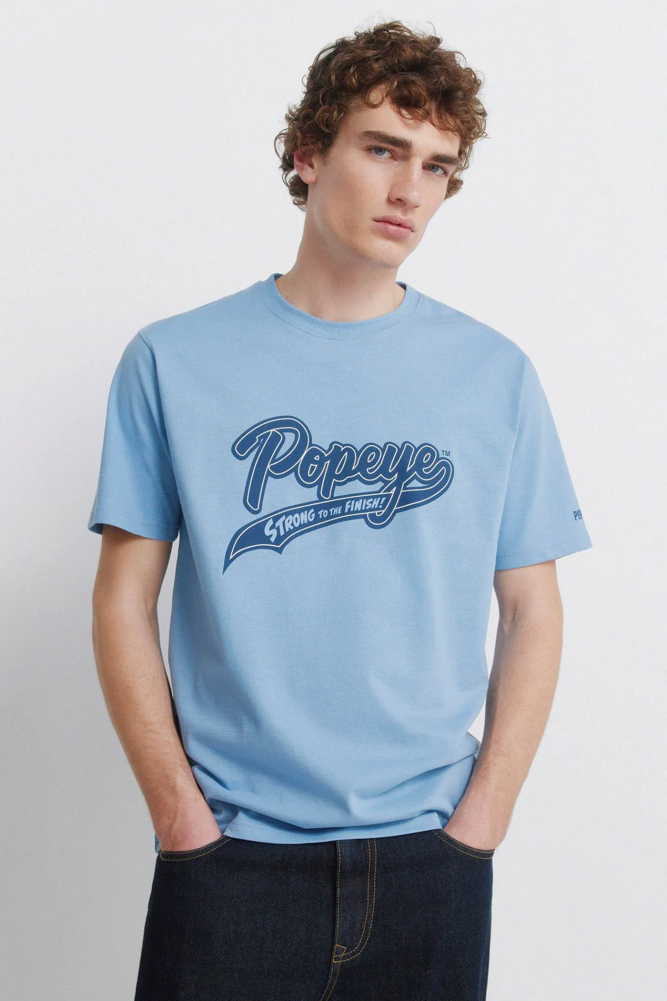Sale Springfield T-shirt Popeye bleu