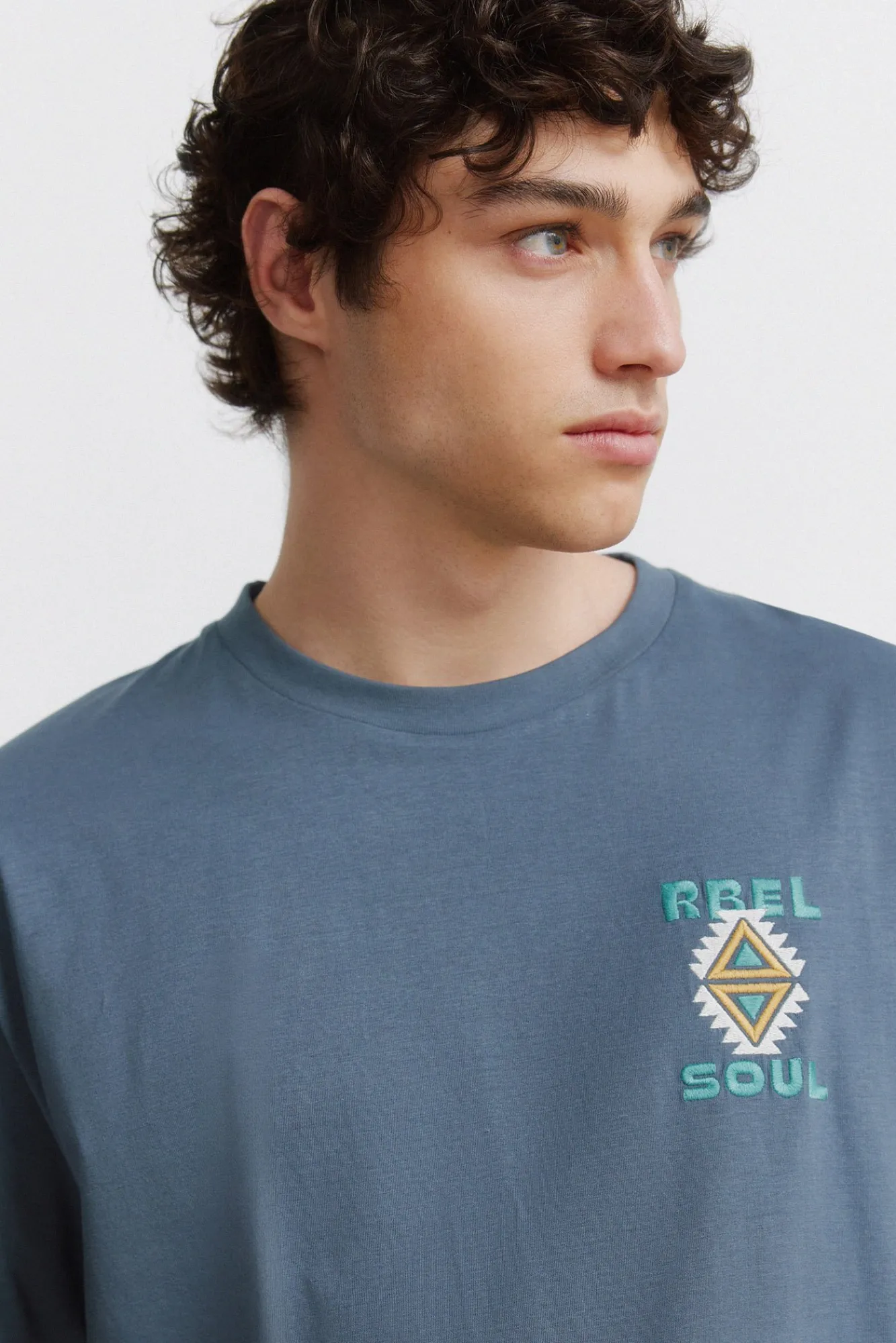 Online Springfield T-shirt Rbel natif bleu
