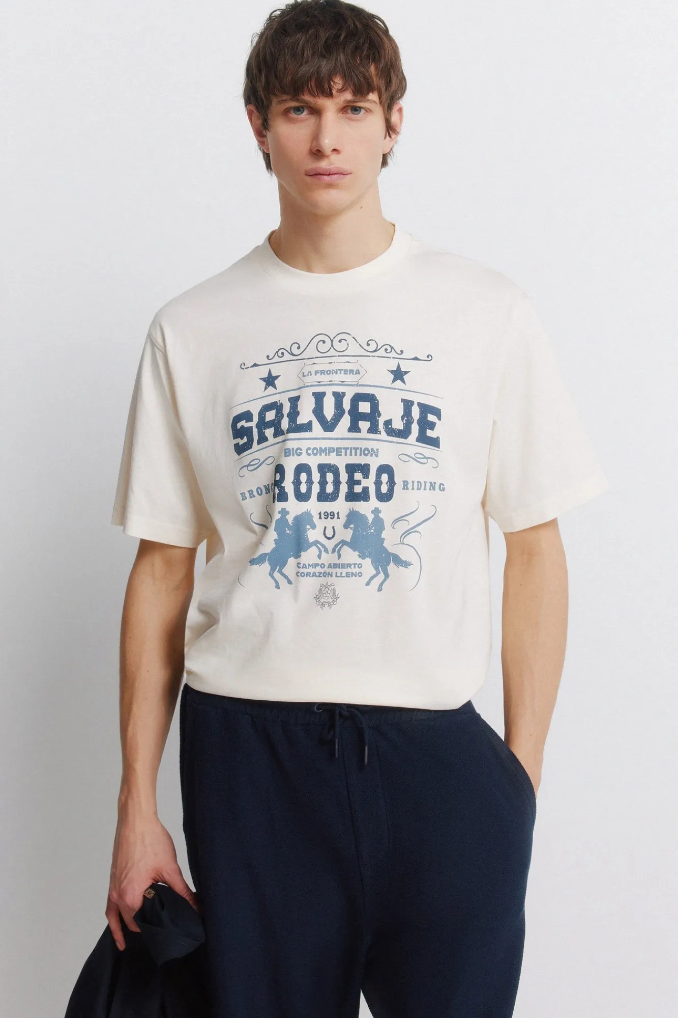 Springfield T-shirt sauvage blanc