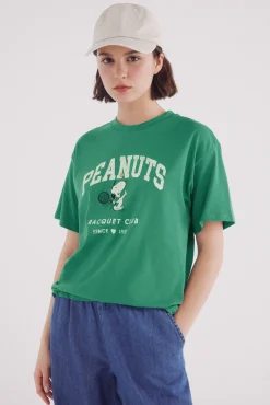 New Springfield T-shirt Snoopy Peanuts vert