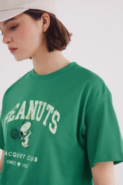 New Springfield T-shirt Snoopy Peanuts vert