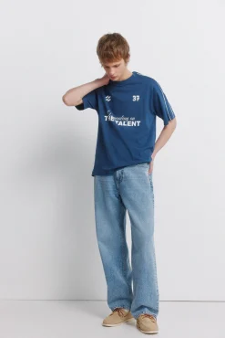 Outlet Springfield T-shirt Talent bleu