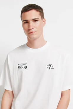 Hot Springfield T-shirt today's mood blanc