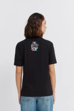 Best Springfield T-shirt Viva Suecia noir